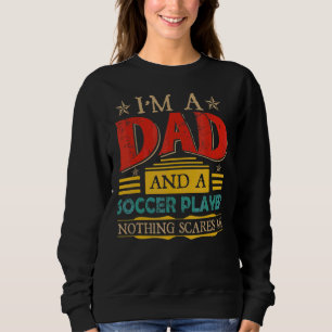 Retro Ik ben een vader en een voetbalvader Trui