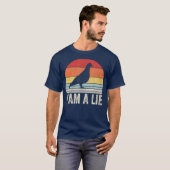 Retro Ik ben een vreemde vogel echt T-shirt (Voorkant volledig)