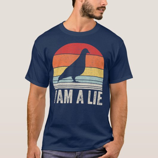 Retro Ik ben een vreemde vogel echt T-shirt (Voorkant)