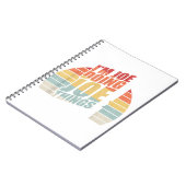 Retro Ik ben Joe Doing Joe Things Notitieboek (Linkerzijde)