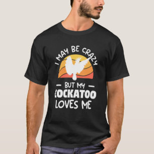 Retro ik ben misschien gek, maar m'n katje houdt v t-shirt