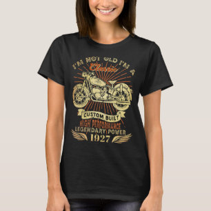 Retro Ik ben niet Oud Ik ben klassieke motorfiets T-shirt