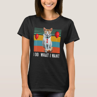 Retro Ik Doe Wat Ik Wil   Kat Kitten T-shirt