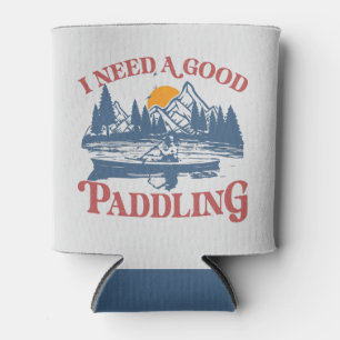 Retro Ik heb een goede paddling nodig Kayaking Kay Blikjeskoeler