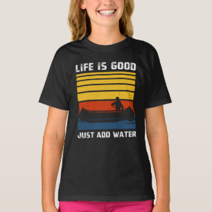 Retro Ik heb een goede paddling nodig Kayaking Kay T-shirt
