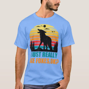 Retro Ik hou van Foes OK Cute Fo L T-shirt
