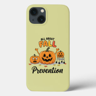 Retro Ik hou van valpreventie Val arbeidsongeval  iPhone 13 Hoesje