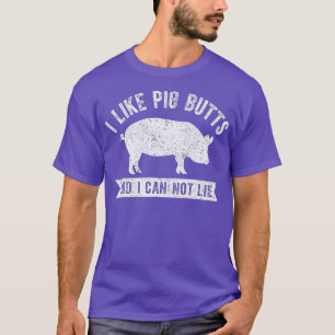 Retro Ik Hou Van Varkensbillen & Ik Kan Niet Liege T-shirt