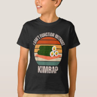 Retro Ik kan niet functioneren zonder Kimbap eter