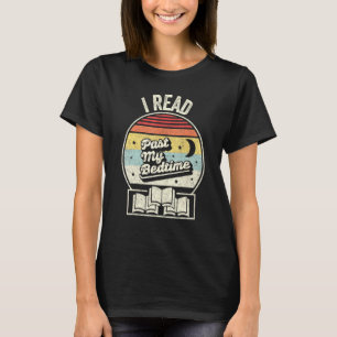 Retro Ik las eerder mijn slaapboeklezing T-shirt