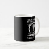Retro ik luister naar Graham Nash Funny Gift. Koffiemok (Voorkant rechts)