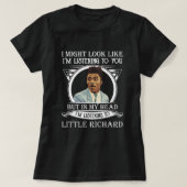 Retro Ik luister naar Richard Funny Gift. T-shirt (Design voorkant)