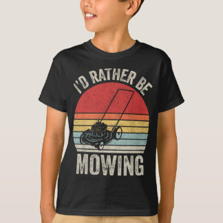 retro ik maai liever grappige maaier gif t-shirt