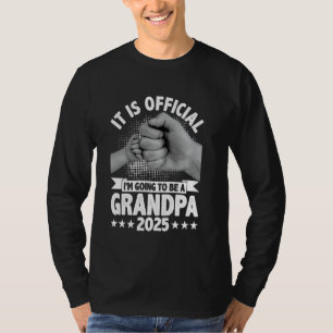 Retro Ik Word Opa 2025 Vuiststoot Vet T-shirt