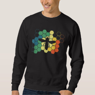 Retro Imker Apiarist Bij Honingraten T-shirt