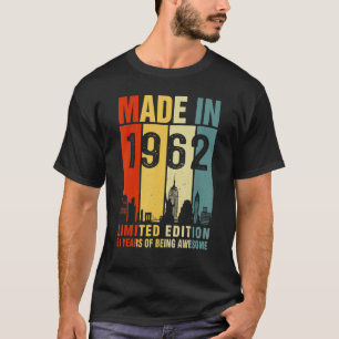 Retro in 1962, 61 jaar Geweldige T-shirt