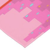 Retro in de roze tablet tafelkleed (Gekanteld)