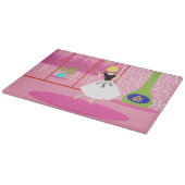 Retro in het roze snijvlak snijplank (Hoek)