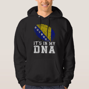 Retro in mijn DNA Bosnië en Herzegovina vlag P Hoodie