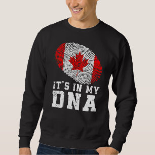 Retro in mijn DNA Canada vlagpatriottisch Trui