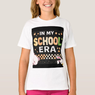 Retro In Mijn Schooltijd Esthetiek Terug naar Scho T-shirt