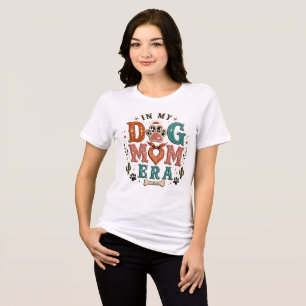 Retro In Mijn Tijdperk Als Hond Moeder Dames T-Shi Tri-Blend Shirt
