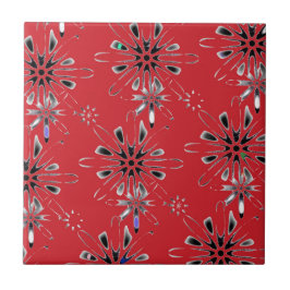 Retro in rood tegeltje