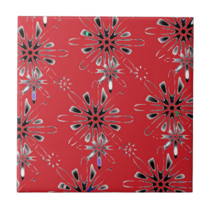 Retro in rood tegeltje