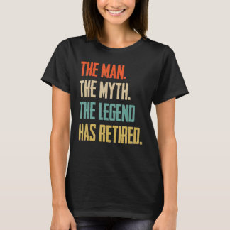 Retro in ruste 2023 Het Man Myth Legend heeft reti T-shirt