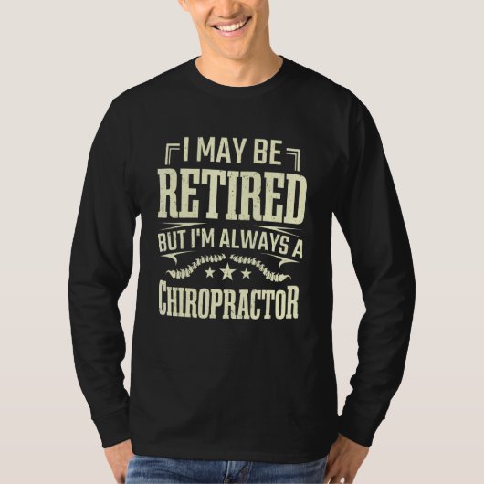 Retro In ruste Chiropractor Chiropractic Spinal Wo T-shirt (Voorkant)