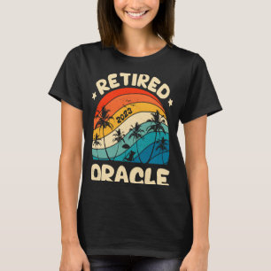 Retro in ruste gepensioneerde Oracle Retirement w T-shirt