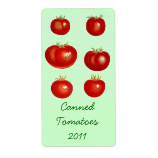 Retro inblikken pot etiketten ingeblikte goederen 