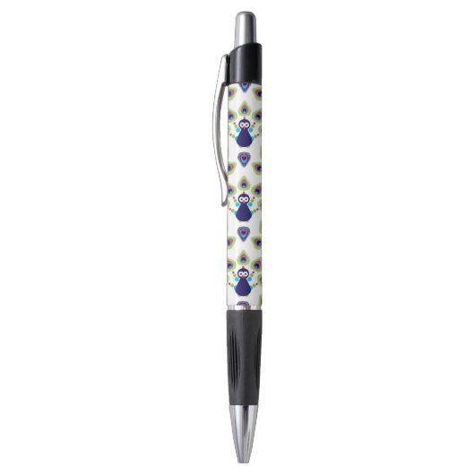 retro india exotische pauw pen (Top (Verticaal))
