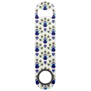 retro india exotische pauw speed flessenopener