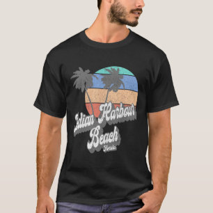 Retro Indian Harbour Beach Florida Fl Vintage Beac T-shirt