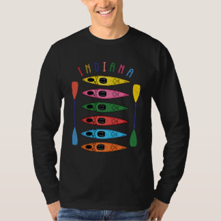 Retro Indiana Kayaking T-shirt