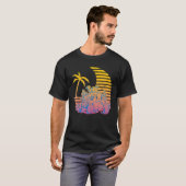 Retro - Indie Aesthetic - Vaporwave - Turtle - Pop T-shirt (Voorkant volledig)