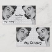 Retro Informeer V5 Visitekaartje (Voorkant / Achterkant)