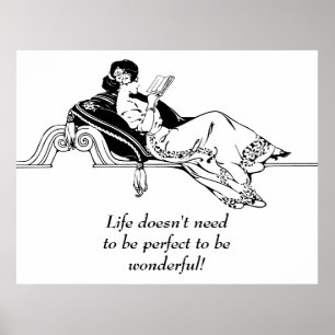  Retro Inspirerend levensquote Poster