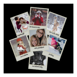 Retro Instant Film Lijsten Photo Collage Poster Perfect Poster