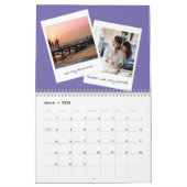 Retro instant foto familie kalender (Mar 2026)