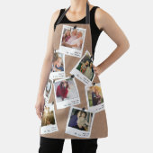 Retro Instant Photo Print Style Collage 8 Afbeeldi Schort (Insitu)