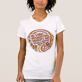 Retro Internationale Vrouwendag Viering T-shirt