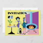 Rétro Invitation (Devant / Derrière)