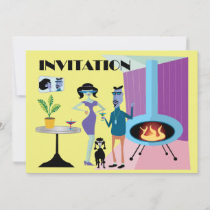 Rétro Invitation