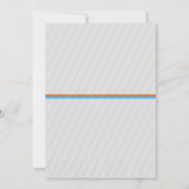 Rétro invitation de baby shower de voiture (Dos)