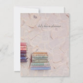 rétro invitation de dîner de répétition (Dos)