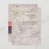 rétro invitation de dîner de répétition (Devant / Derrière)