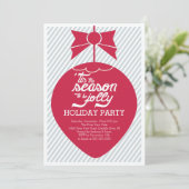 Rétro invitation de fête de vacances d'ornement de (Debout devant)