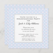 Rétro invitation de pendaison de crémaillère - (Devant / Derrière)